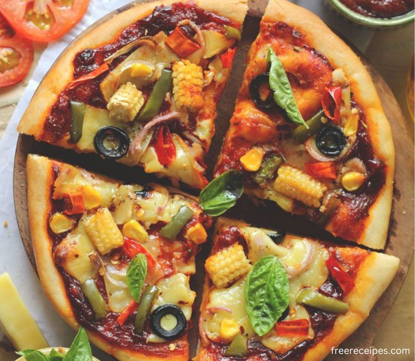 Veg Pizza Recipe in Hindi